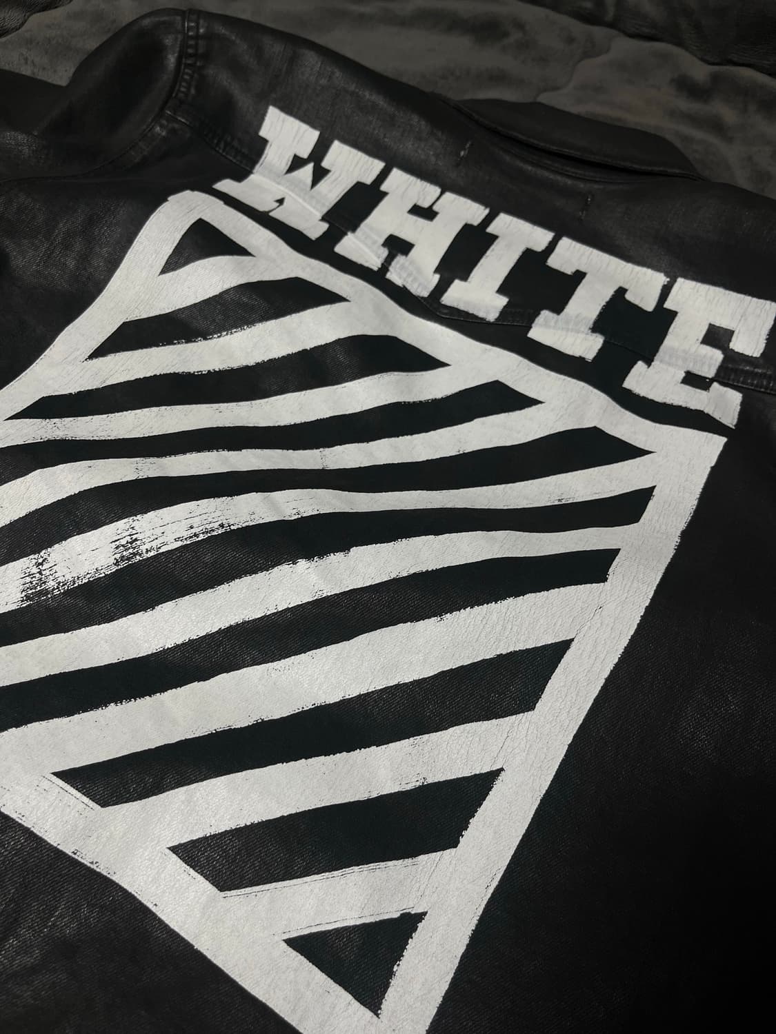 오프화이트 코팅 오버데님자켓 Size M 상품이미지4