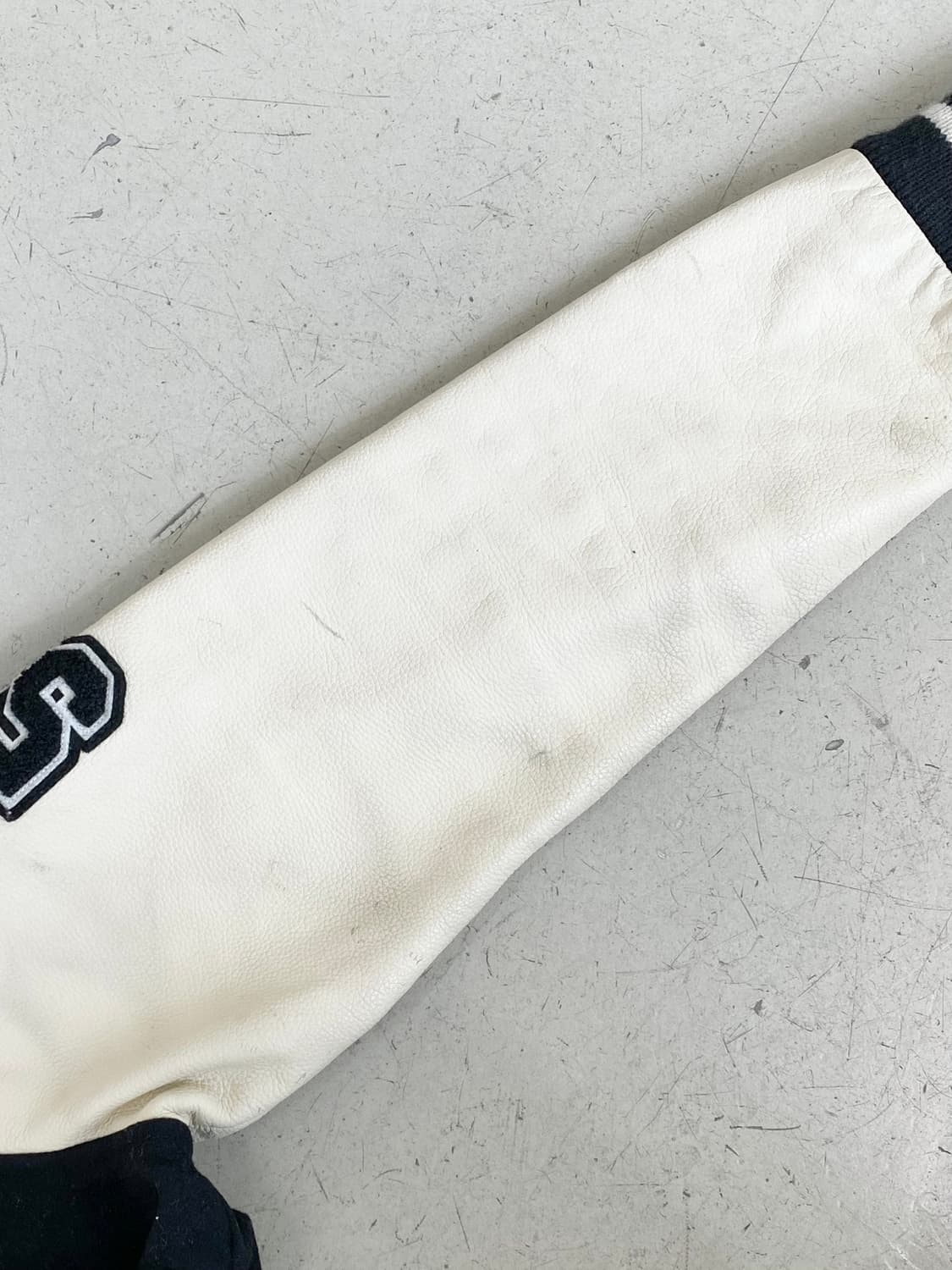 트루 릴리전 브루클린 레터맨 울 레더 바시티 자켓 상품이미지8