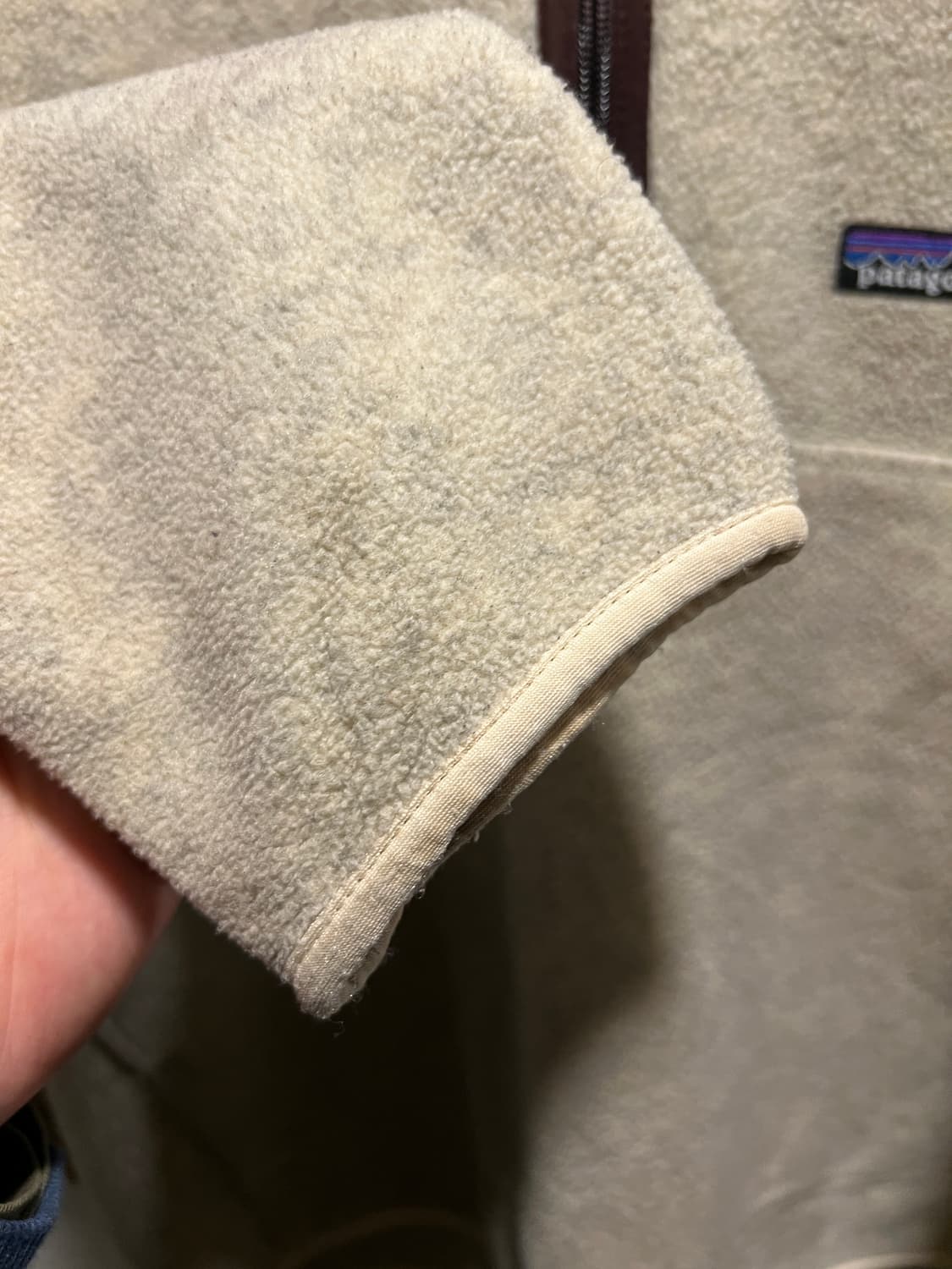 [M}파타고니아 신칠라 오트밀 하프집업 플리스 상품이미지6