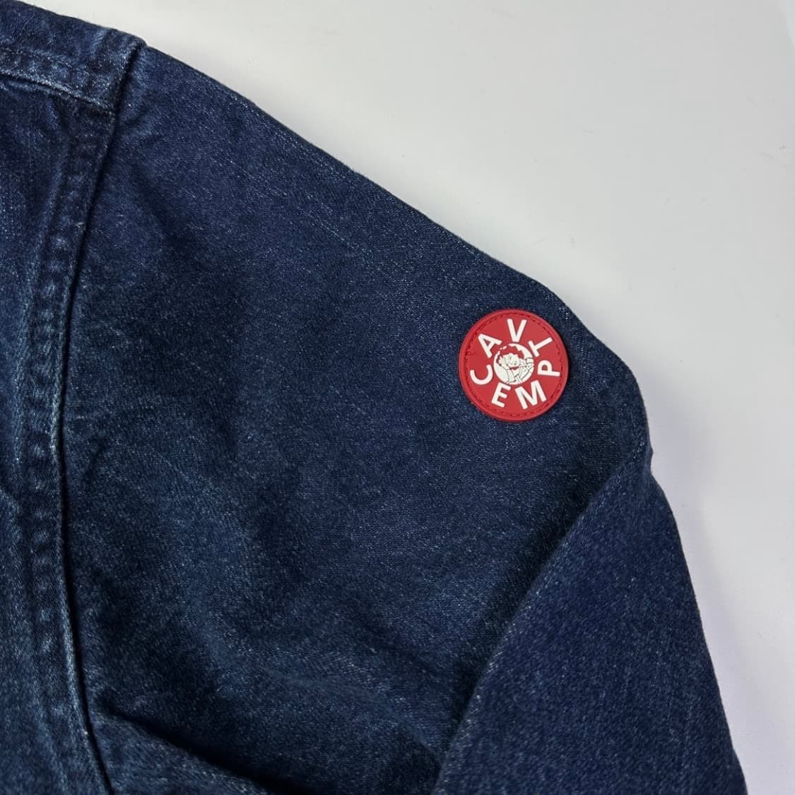 카브엠트 미니멀 데님 자켓 상품이미지3