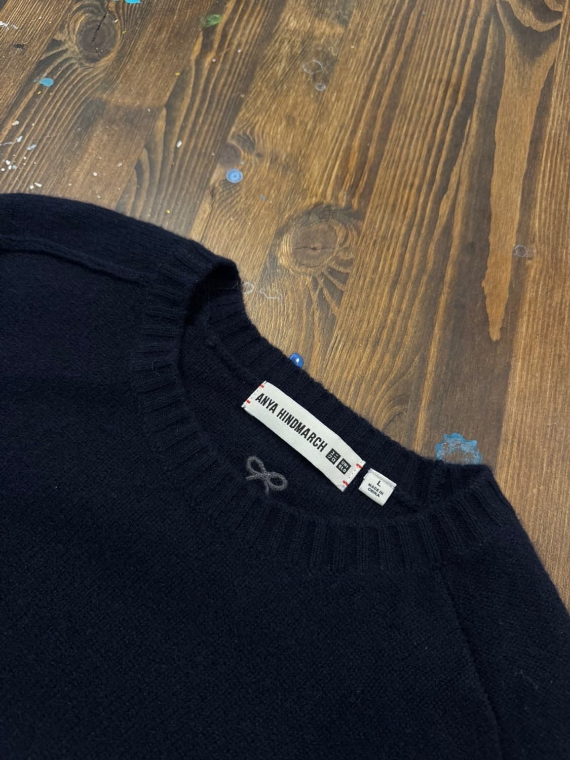 Anya Hindmarch X 유니클로 캐시미어 니트 55~66 상품이미지6