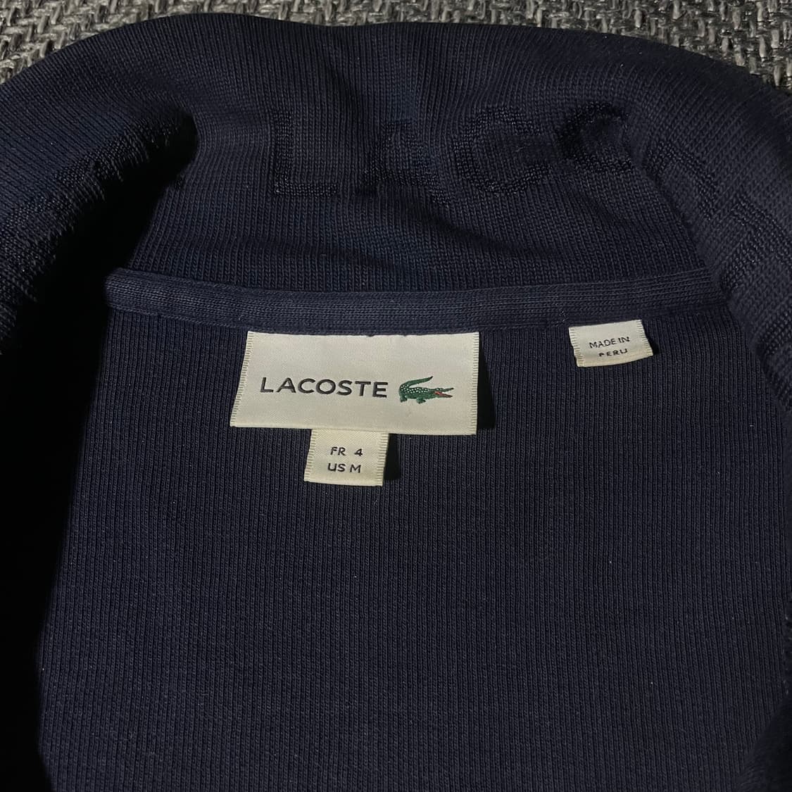 [M] LACOSTE 라코스테 반집업 니트 상품이미지5