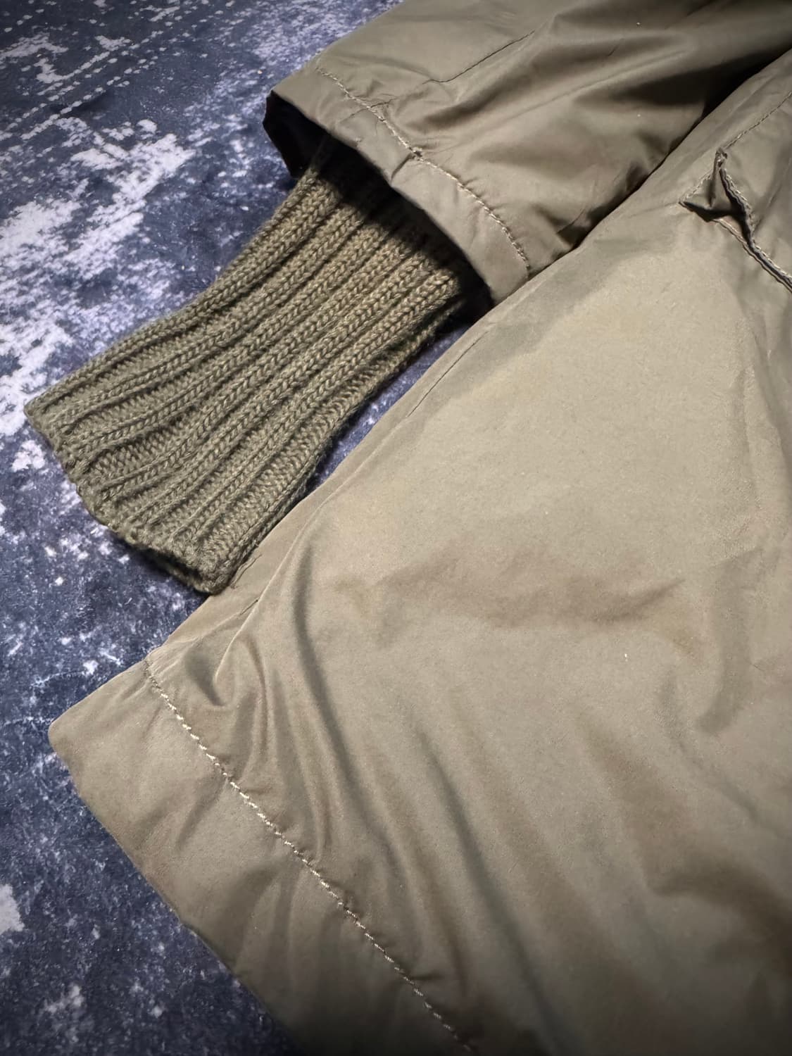 00s mode Vintage Olive Field Jacket 상품이미지3