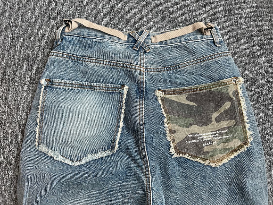 카모 디테일 데님  상품이미지2