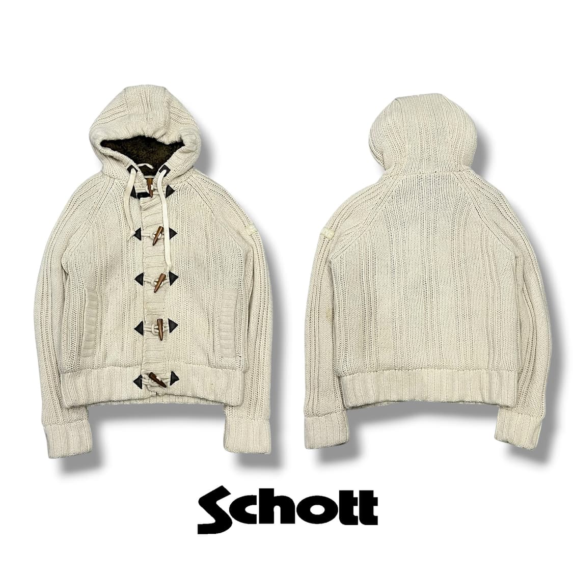 쇼트 더플 후드 가디건 s08545 상품이미지1