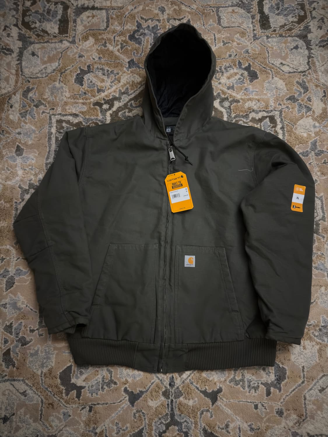 [칼하트] 104050 워시드 덕 액티브 자켓 - MOS(모스) XL 상품이미지1