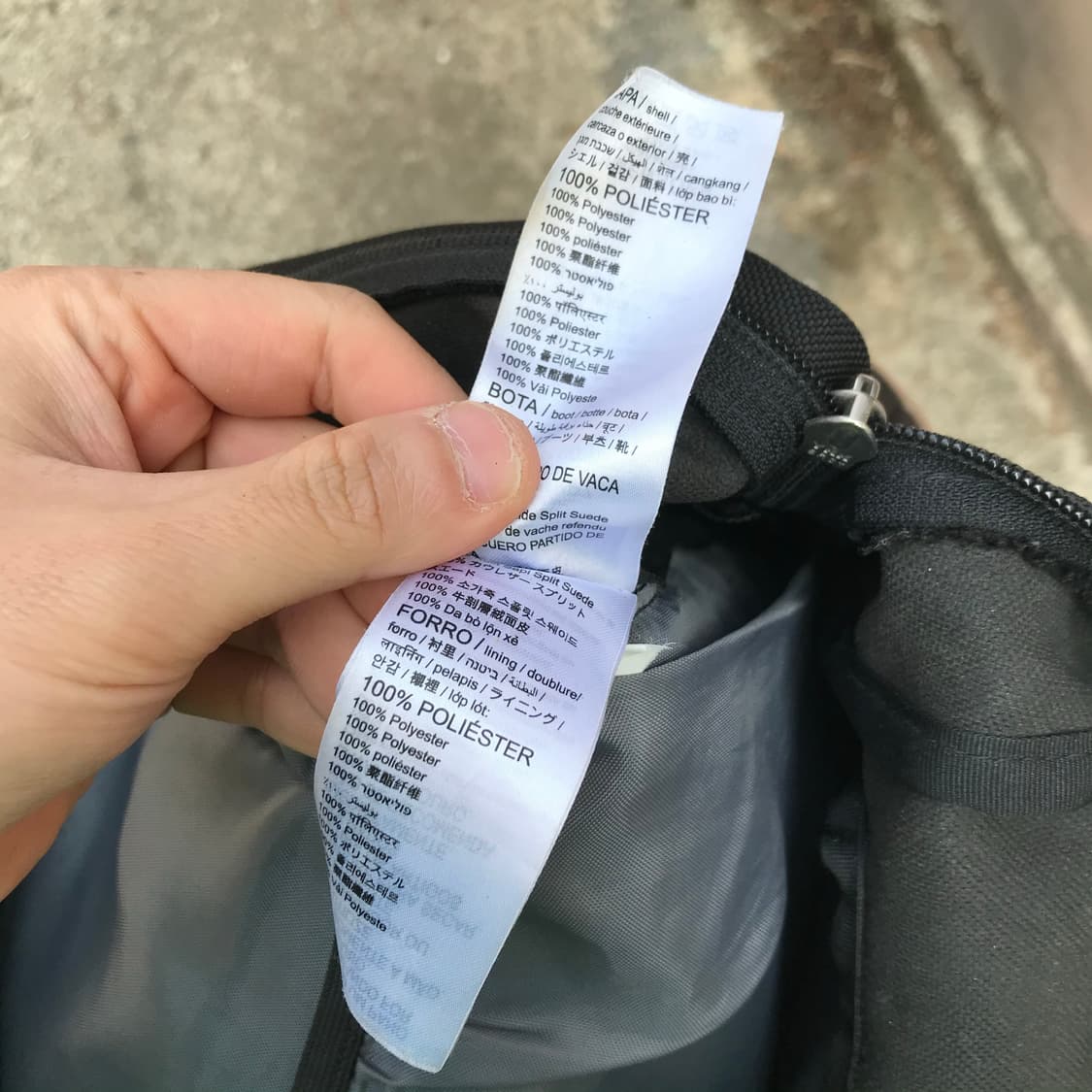 잔스포츠 데일리 검정가방 상품이미지5