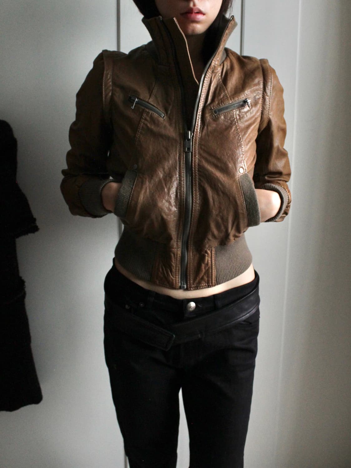 Dkny sheep leather jacket  상품이미지3