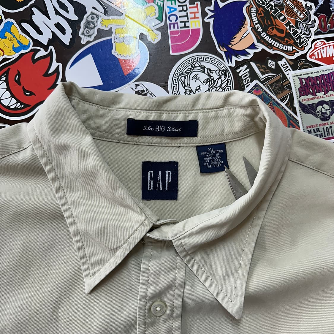 90s 올드 갭 더 빅 셔츠 XL 상품이미지9
