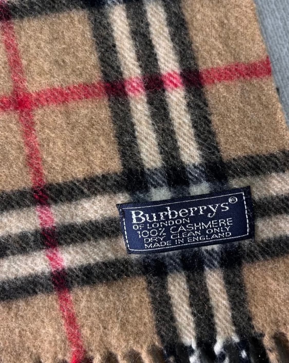 버버리 노바체크 캐시미어 머플러 상품이미지2