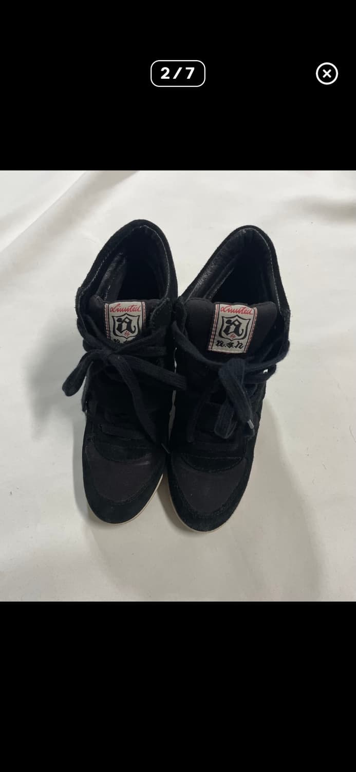 ash 아쉬 y2k 보위 스웨이드 웨지힐 스니커즈 상품이미지2