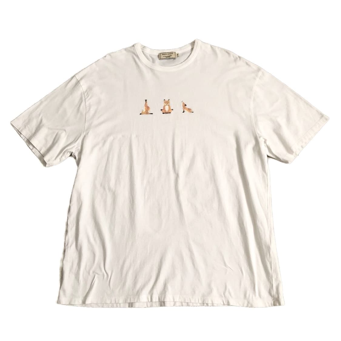 (L) MAISON KITSUNE 메종키츠네 요가키츠네 티셔츠 상품이미지2