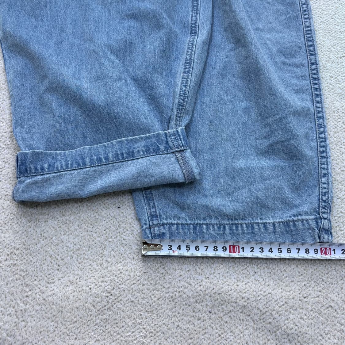 L 리 웨빙 벨트 린넨 데님 팬츠 0423E 상품이미지8