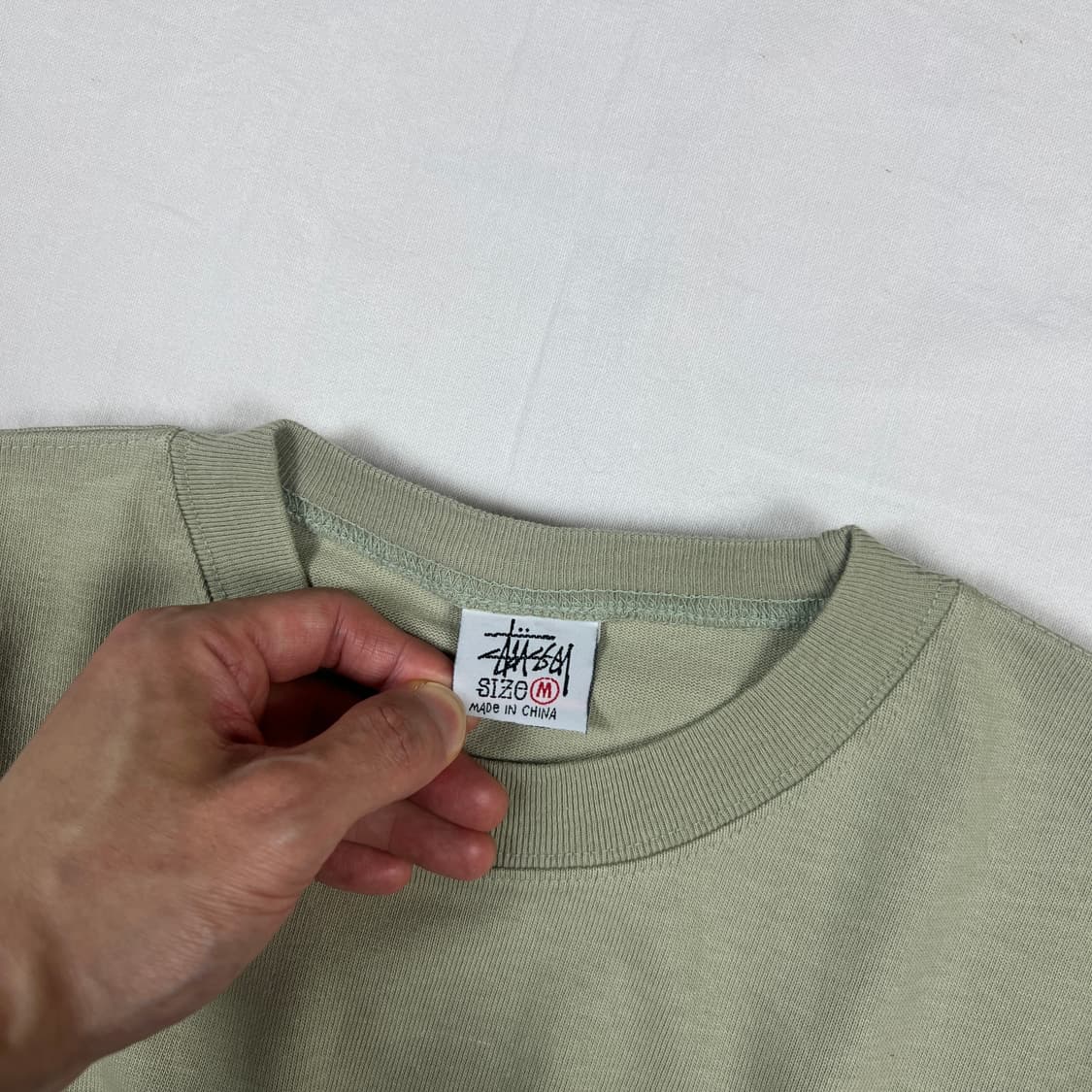 90‘s 스투시 stussy 스펠아웃 로고 반팔티 상품이미지5