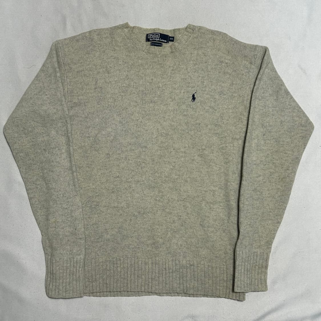 105 폴로랄프로렌 오트밀 램스울 니트 상품이미지2