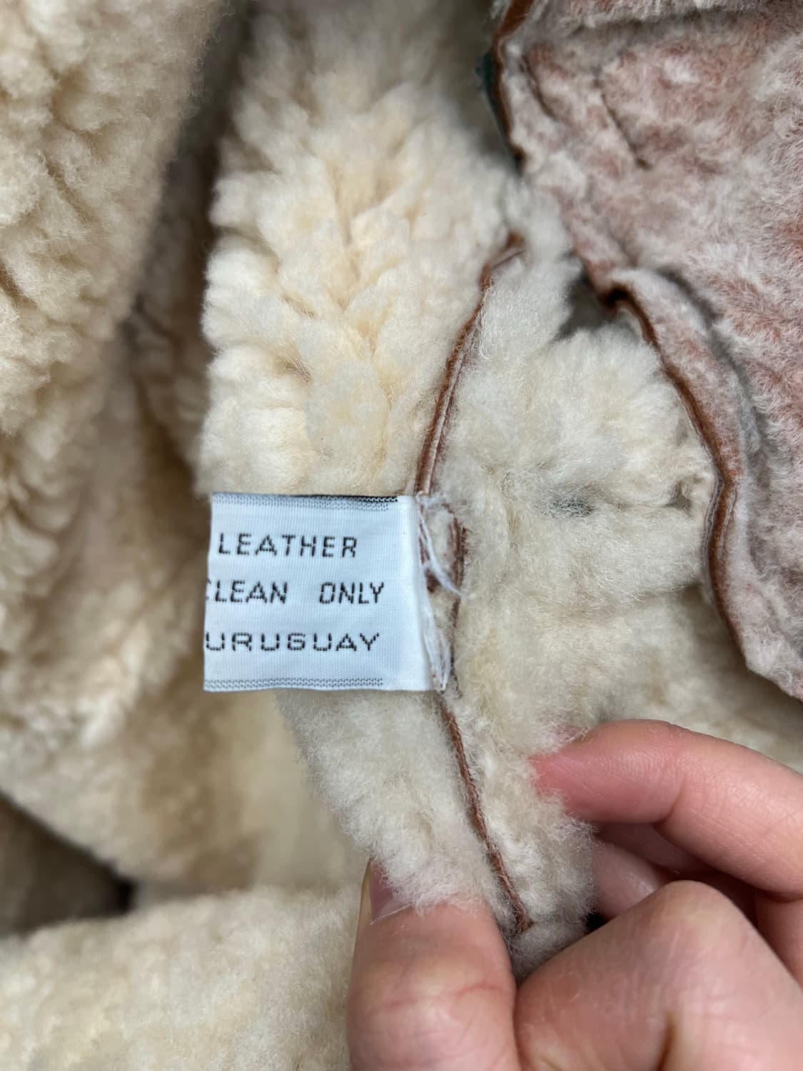 70s Vintage Shearling Leather Jacket 상품이미지8