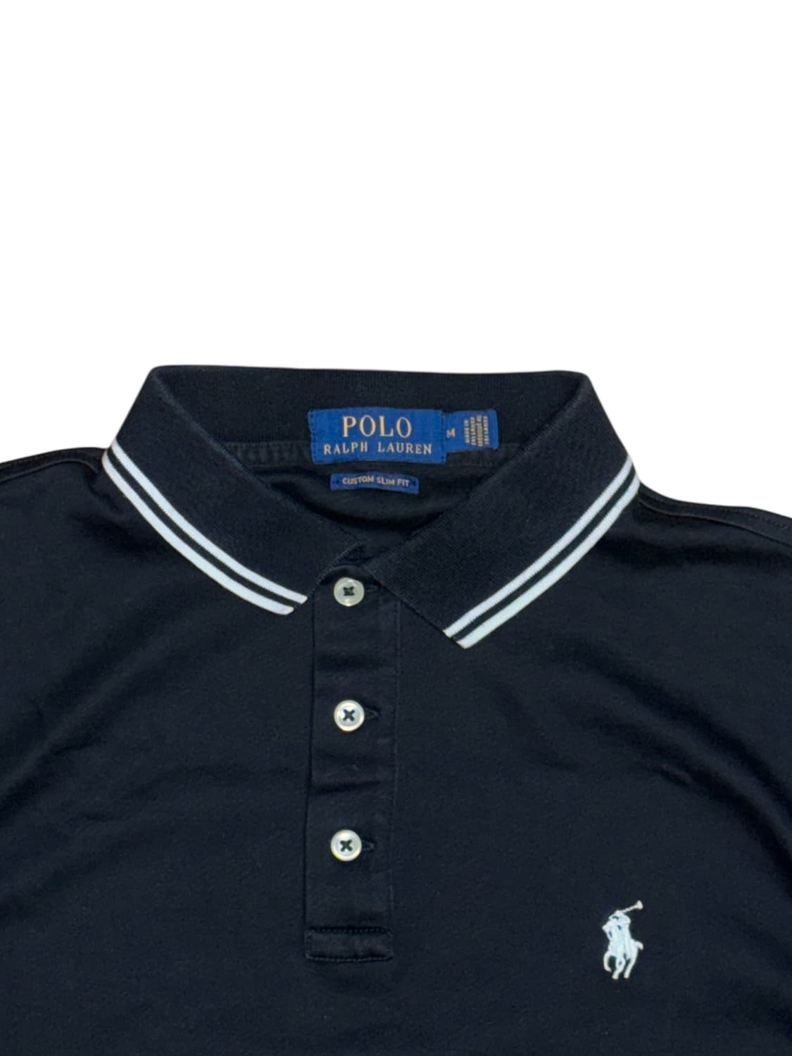 폴로 랄프로렌 화이트포니 카라 반팔티셔츠 상품이미지4