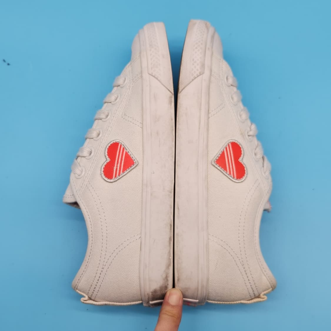 ooo 아디다스 트레포일 하트 여성스니커즈 240 상품이미지5