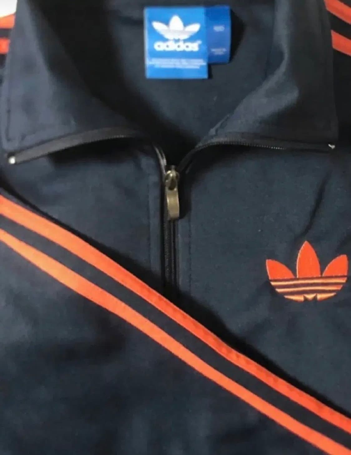 아디다스 파이어버드 트랙탑 네이비오렌지 상품이미지1