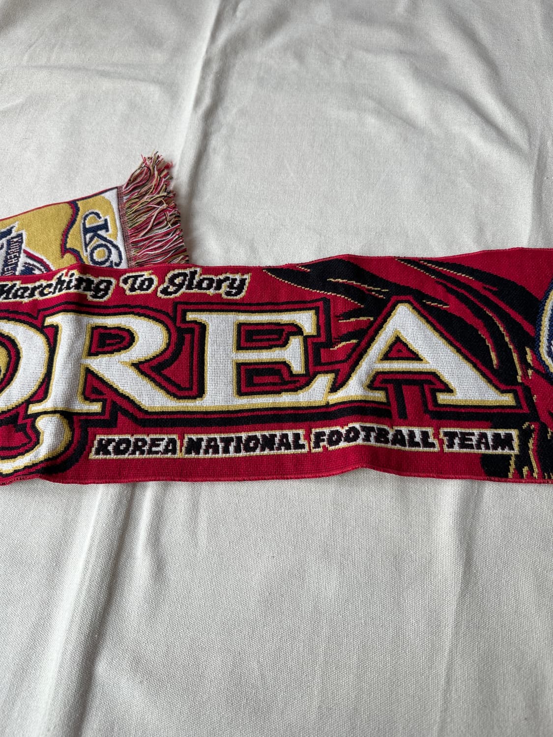 대한민국 축구 국가대표팀 백호 엠블럼 오피셜 머플러 (데드스탁) 상품이미지7