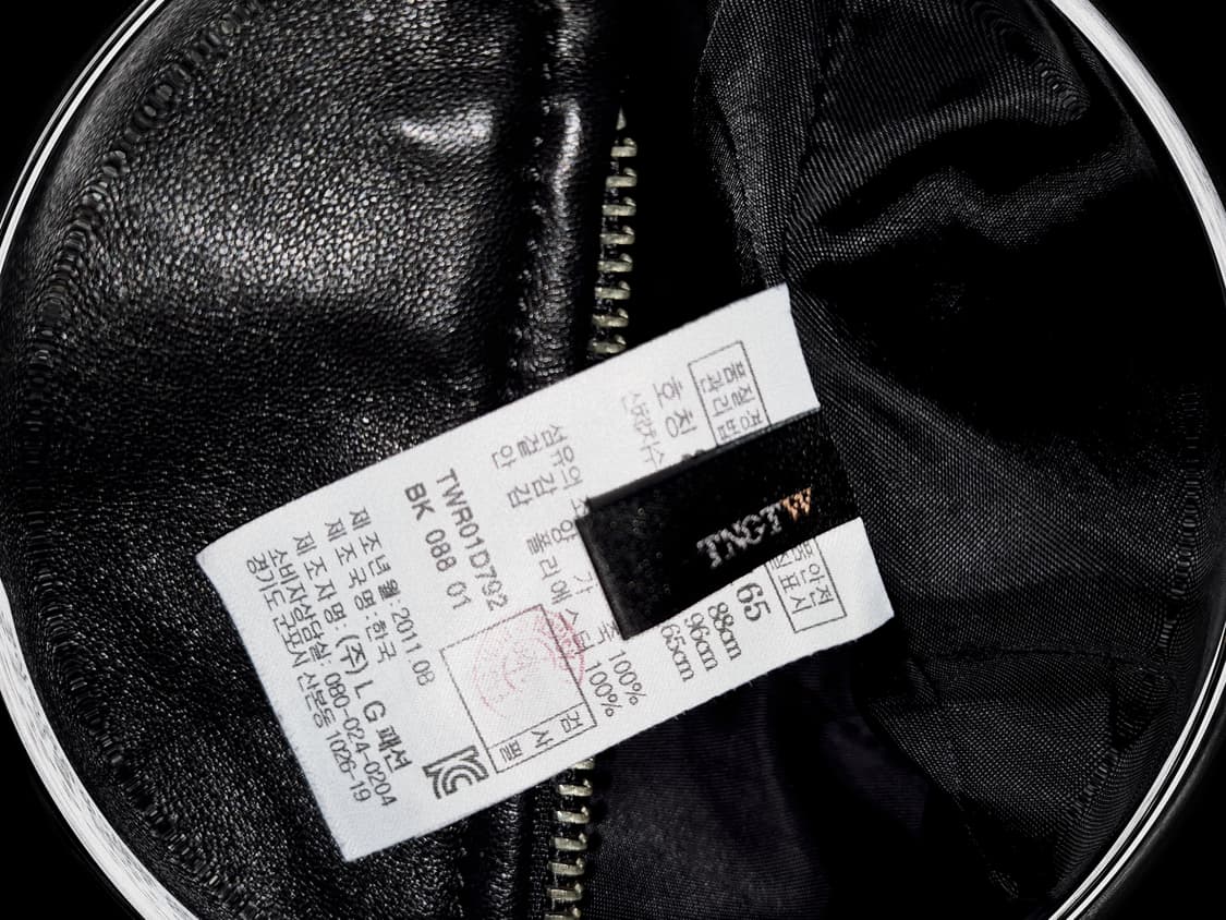 Vintage Black Gothic fit leather vest 상품이미지2