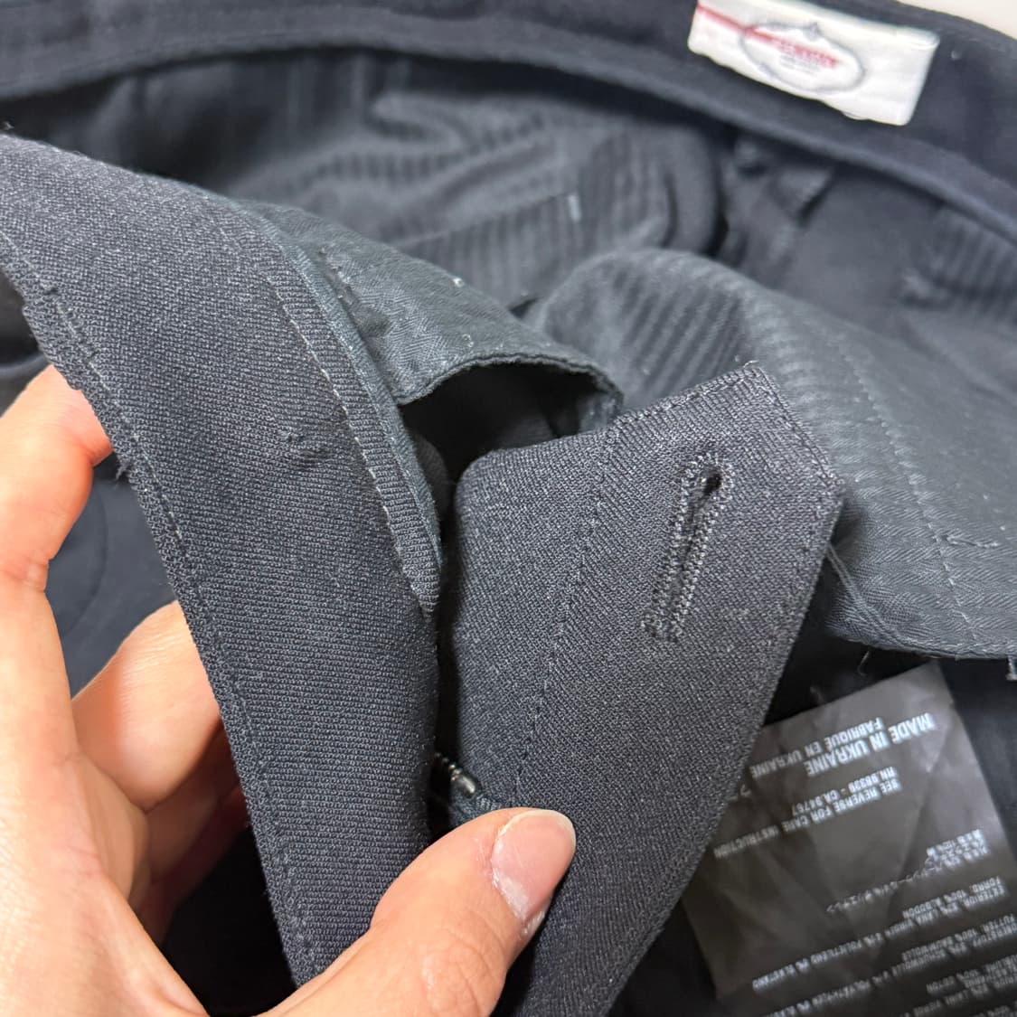 프라다 블랙 팬츠 상품이미지7