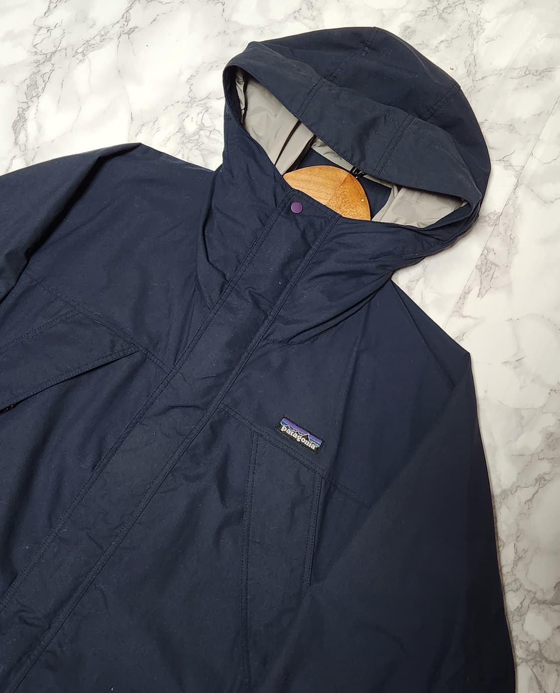 파타고니아 90s 네이비 시티보이 바람막이 후드 자켓 상품이미지3