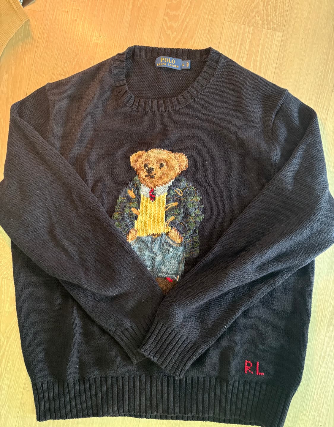 폴로 랄프로렌 베어 니트 스웨터 L 상품이미지1