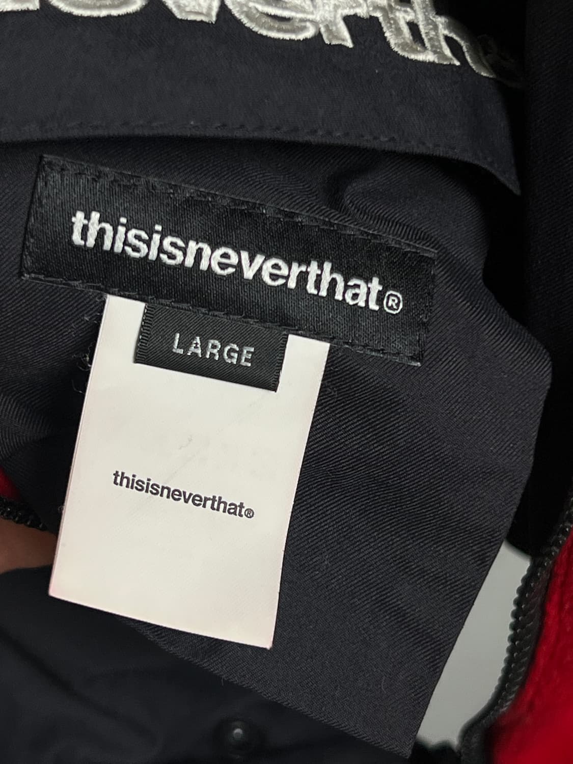 디스이즈네버댓 리버시블 플리스 자켓 L 상품이미지9