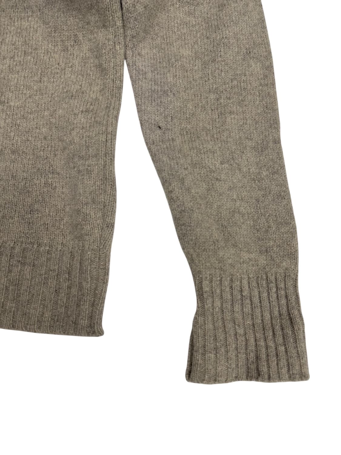 90s 폴로 울 니트 베이지 (M) 상품이미지5