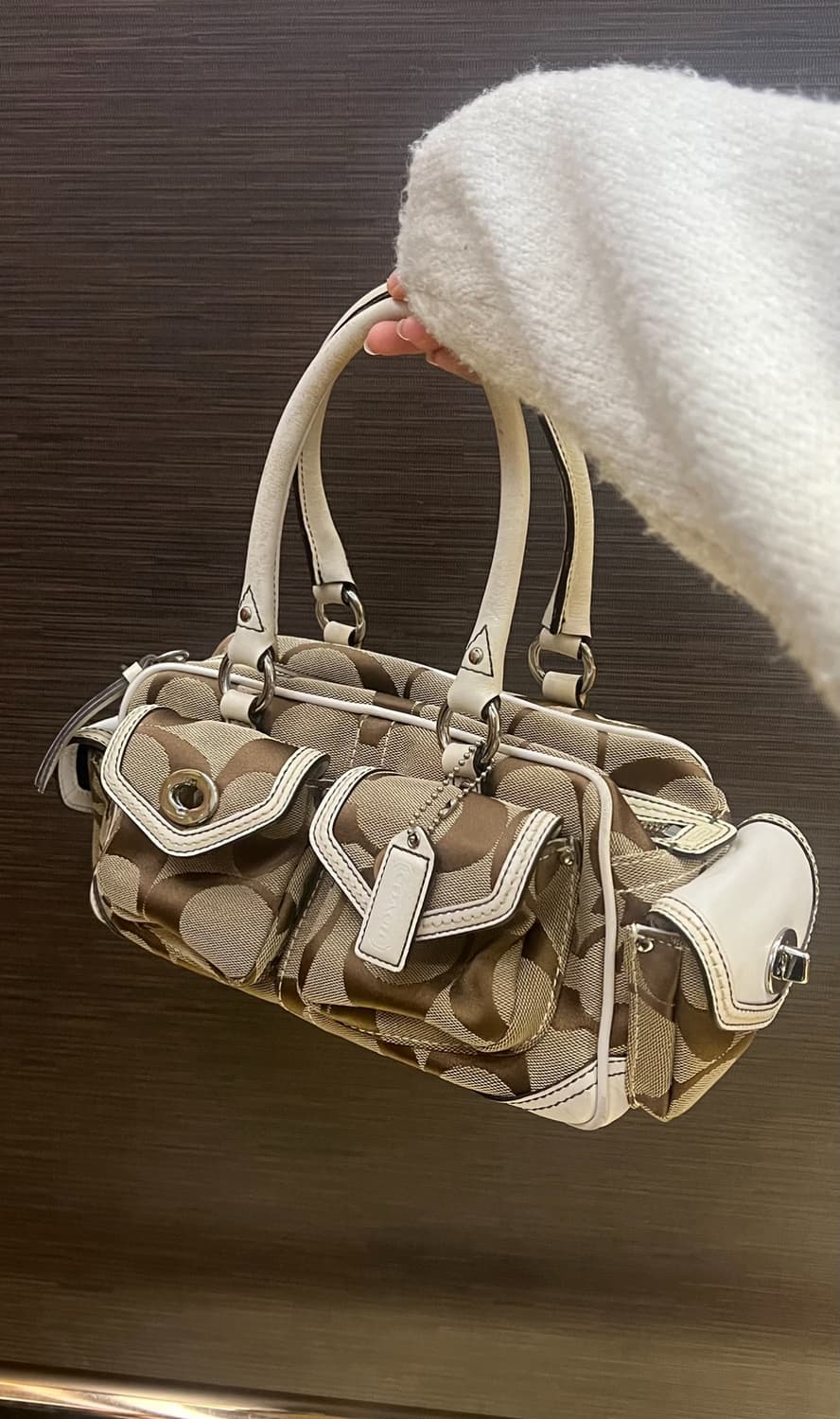 coach vintage turnlock hobo bag 코치 바게트백 상품이미지2