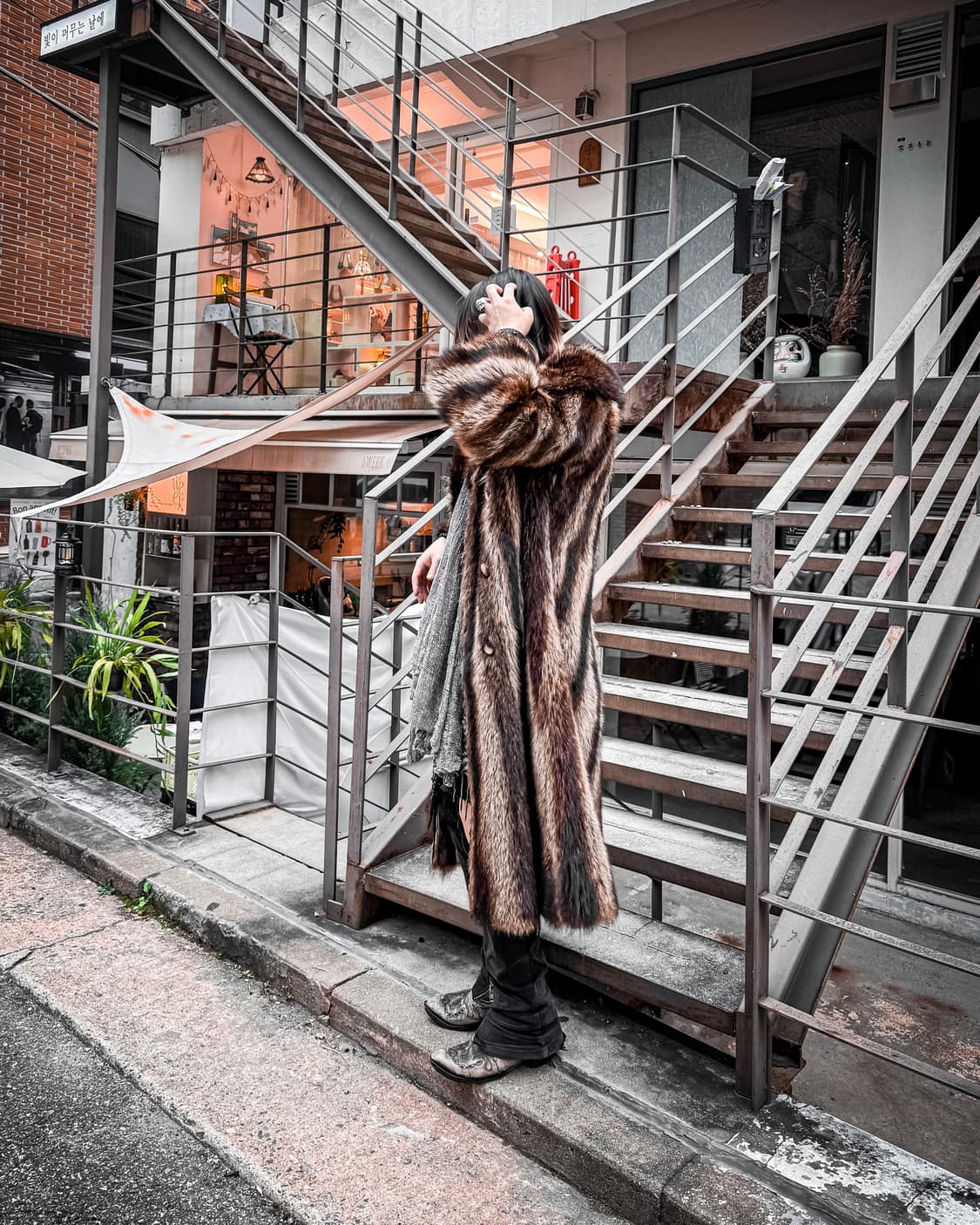 Real Mink Long Coat  리얼 밍크퍼 코트 상품이미지1