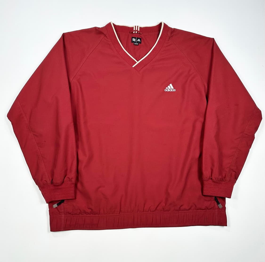 아디다스 재팬 올드스쿨 빈티지 오버핏 웜업 버건디 레드 2XL 상품이미지1