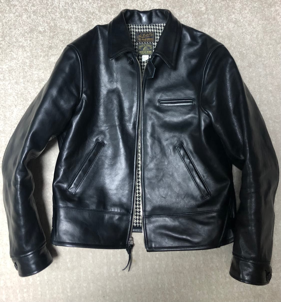 타임원클로딩 레더자켓 상품이미지1