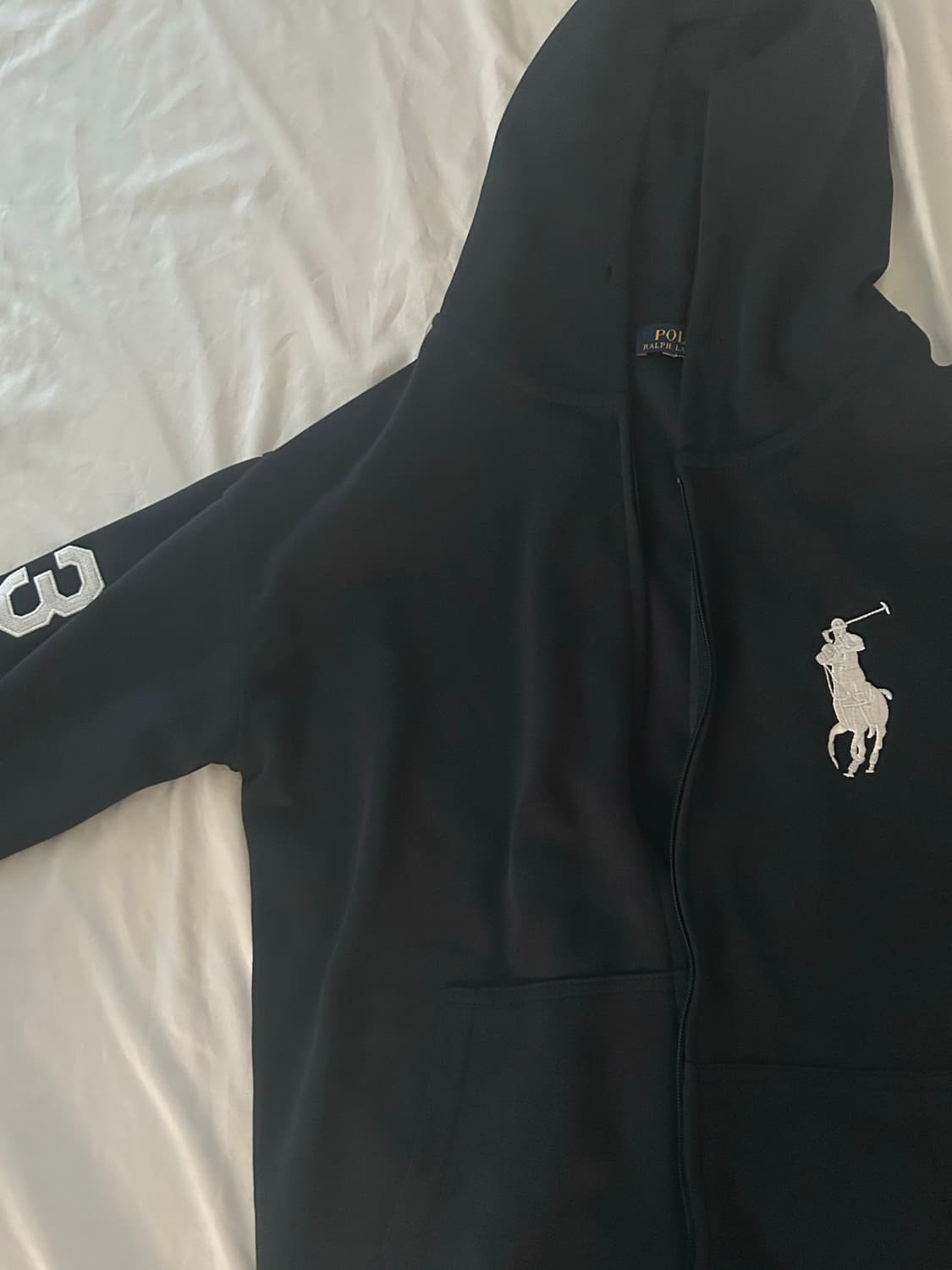 폴로 네이비 후드집업 상품이미지4