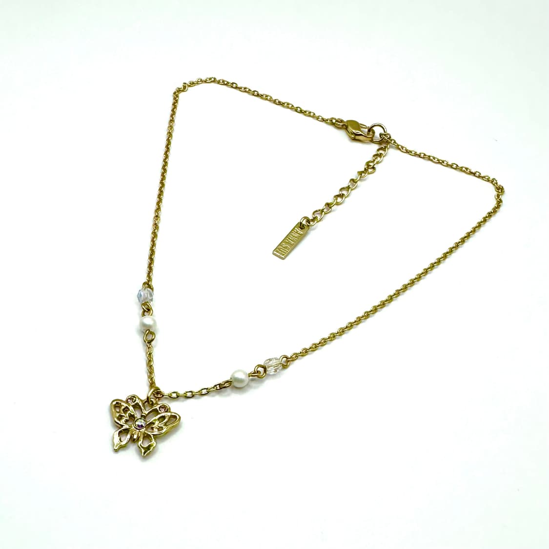 Annasui gold butterfly necklace 상품이미지2