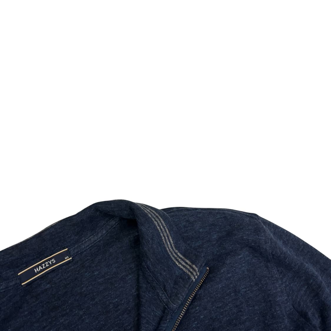 해지스 퍼피자수 면혼방 반집업티셔츠 상품이미지3