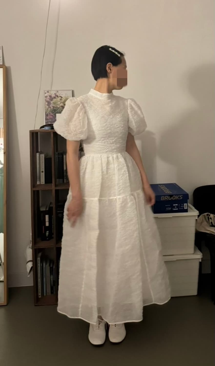 세실리에 반센 켈리 드레스 화이트 상품이미지8