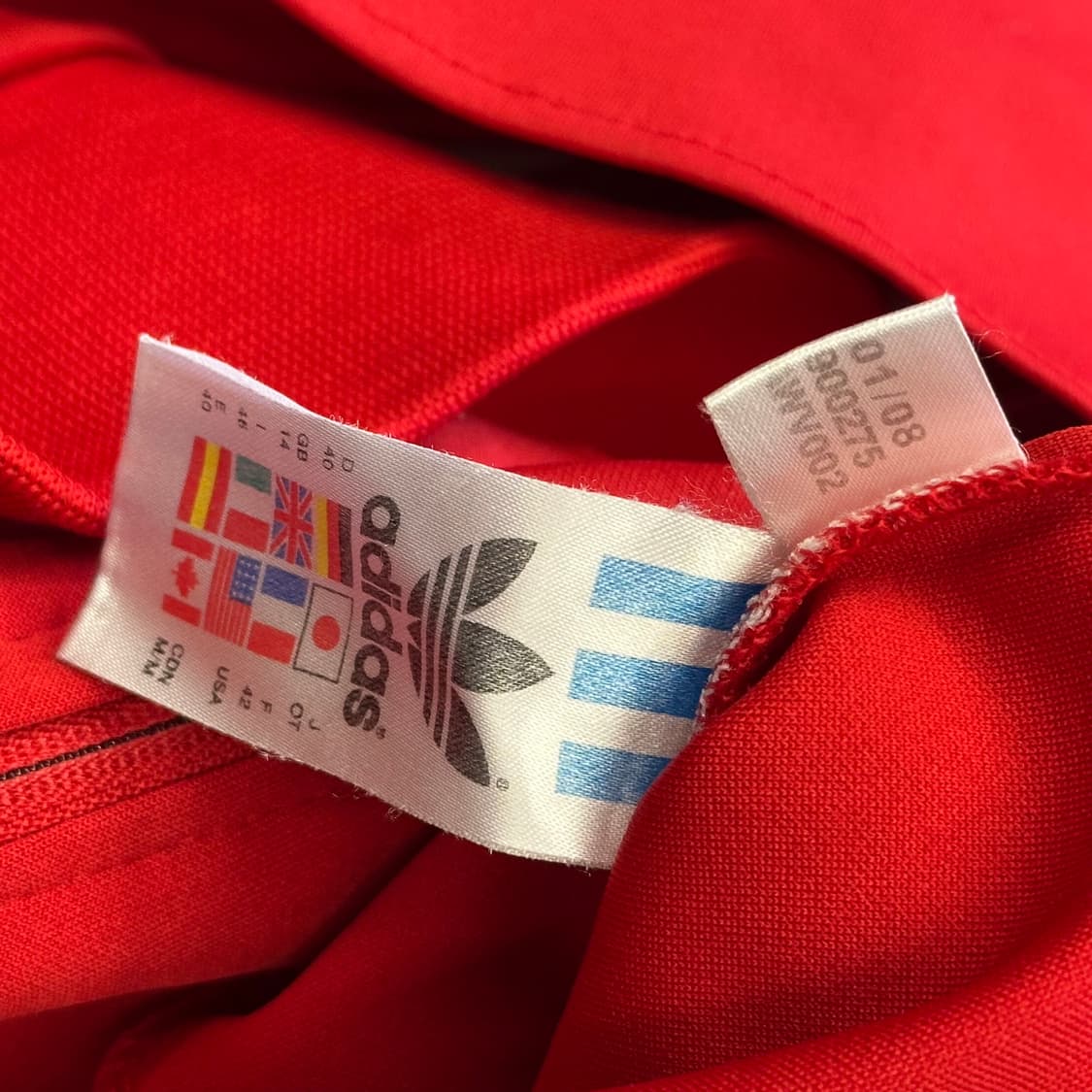 L 아디다스 런던 레드 트랙탑 상품이미지5