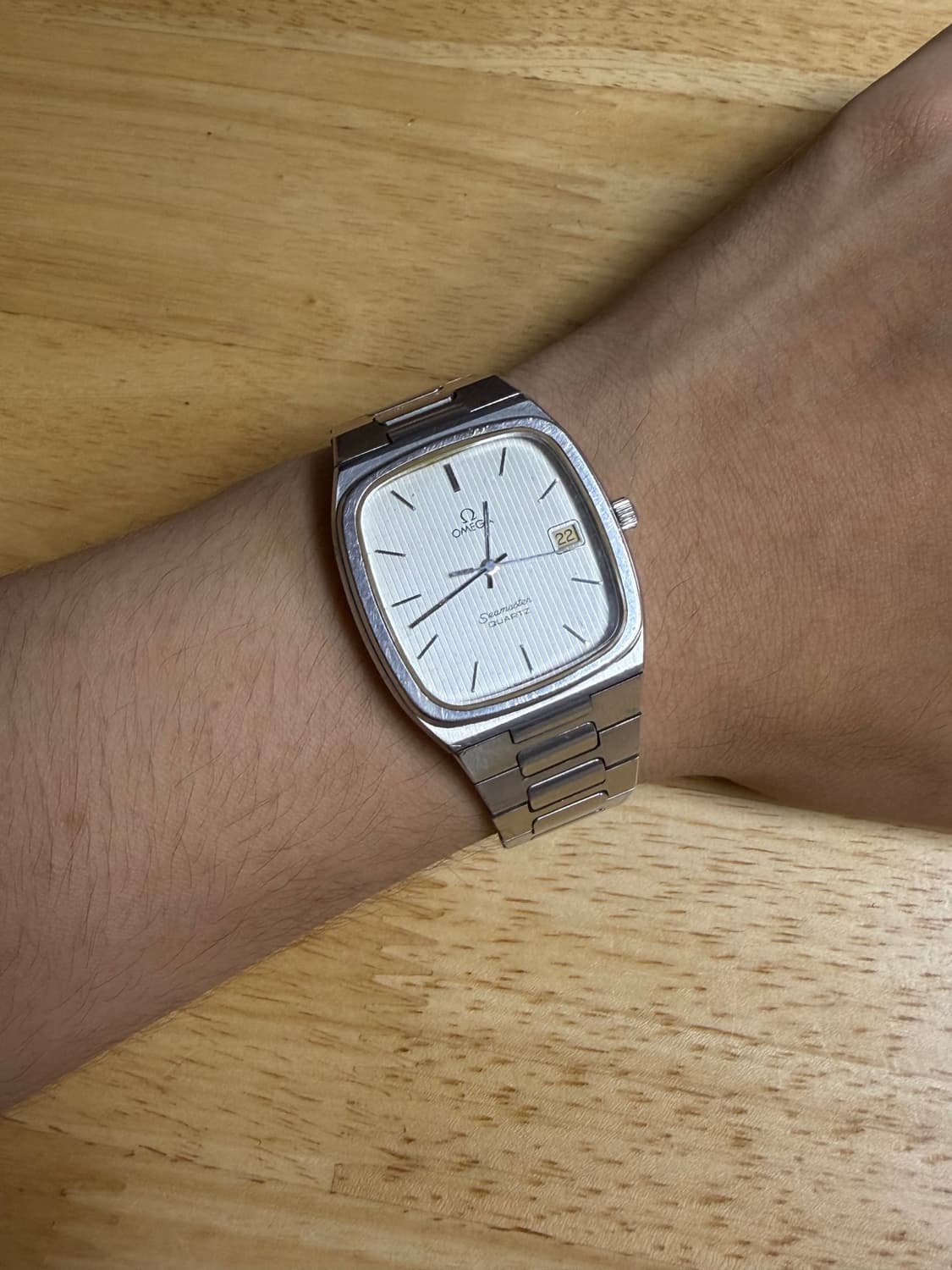 오메가 씨마스터 쿼츠 빈티지 시계 36mm 상품이미지5