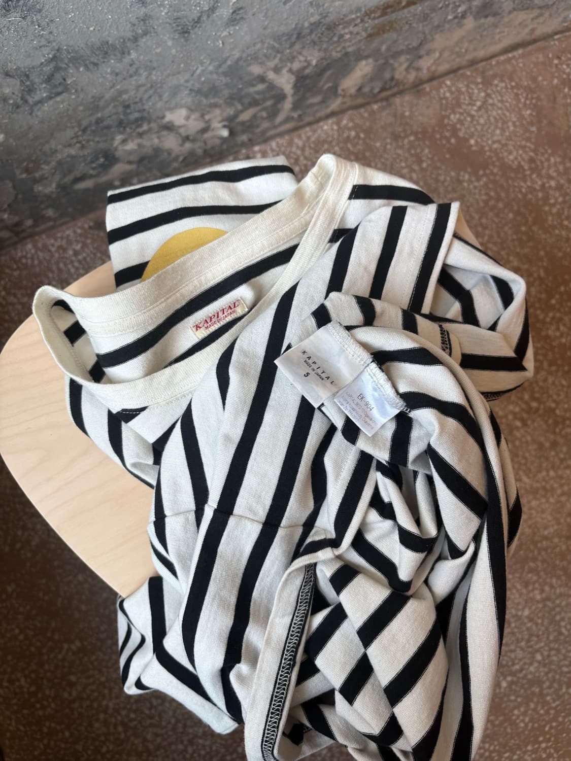 KAPITAL Smile Printing Stripe T Shirt 🙂 상품이미지9