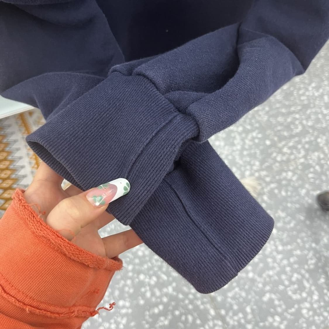 커버낫 올드스쿨 캐주얼 빈티지 스펠로고 후드티 L C11068 상품이미지7