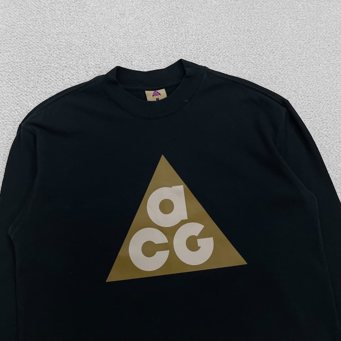 나이키 ACG 빅 로고 롱슬리브 블랙 상품이미지2