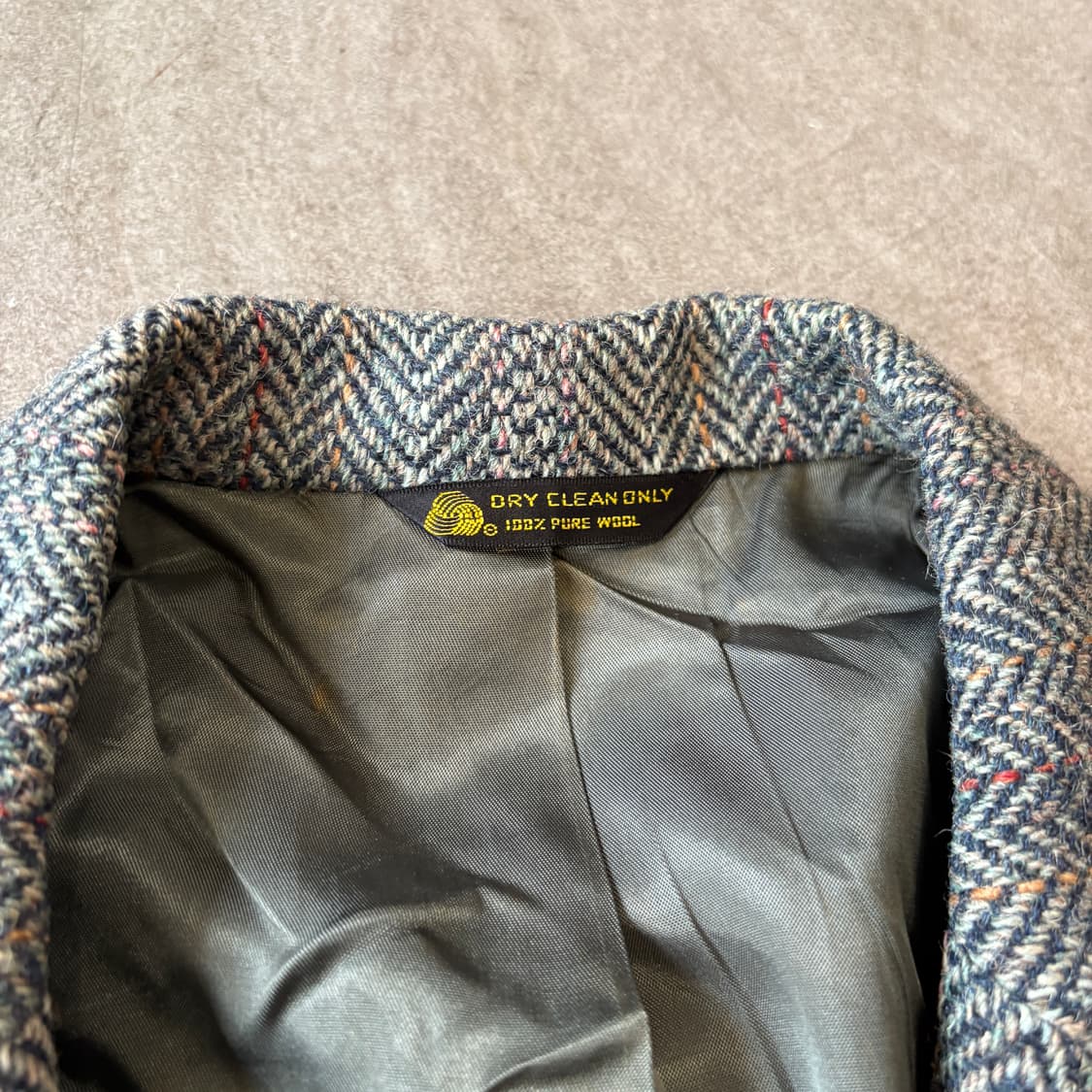 해리스트위드 정품 울 자켓 상품이미지5