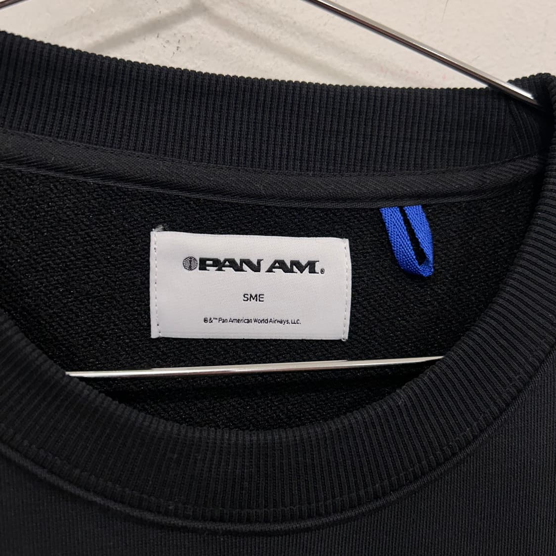 팬암 음각자수 스몰로고 헤비코튼 맨투맨 상품이미지3