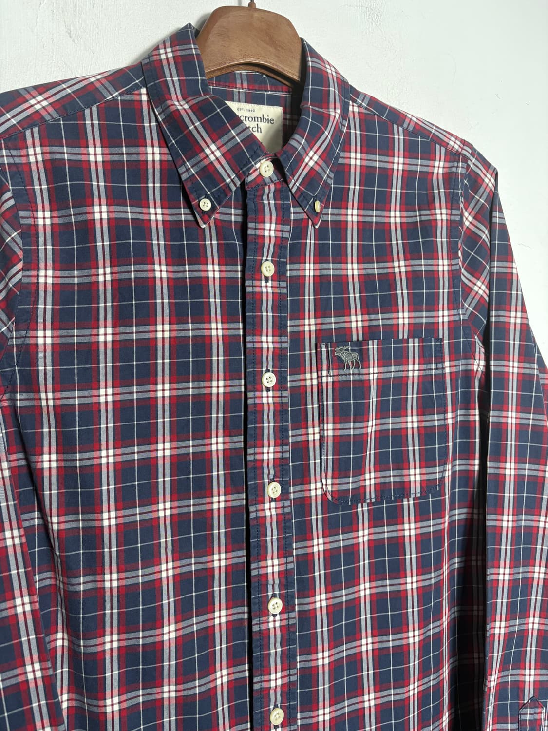 아베크롬비 체크 셔츠 상품이미지3