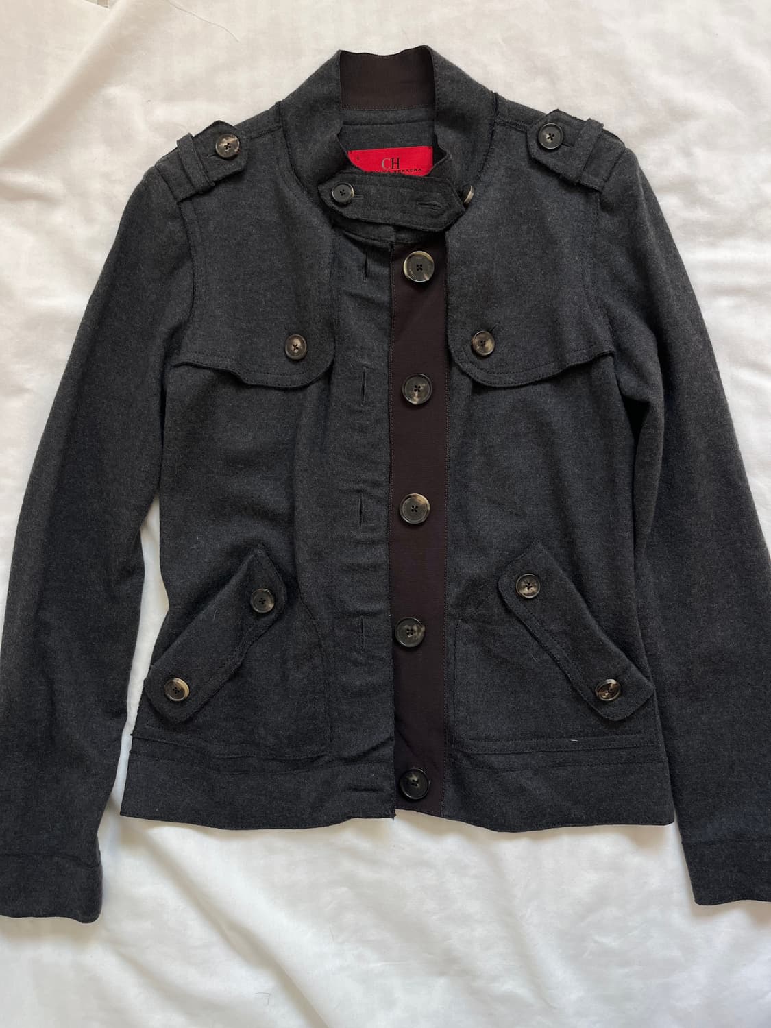 Carolina Herrera button wool shirts 상품이미지7