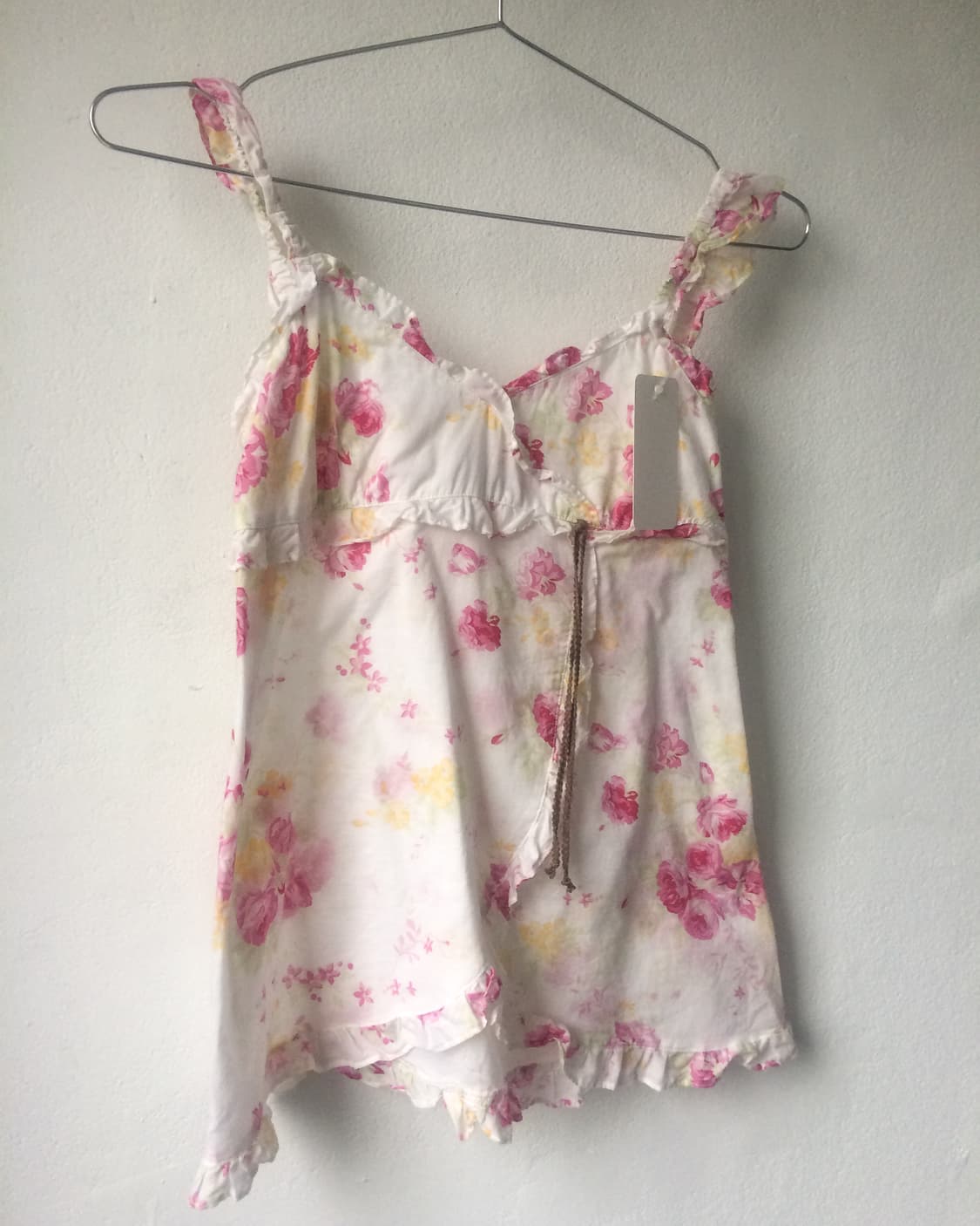 Flower pattern frill sleeveless 상품이미지3