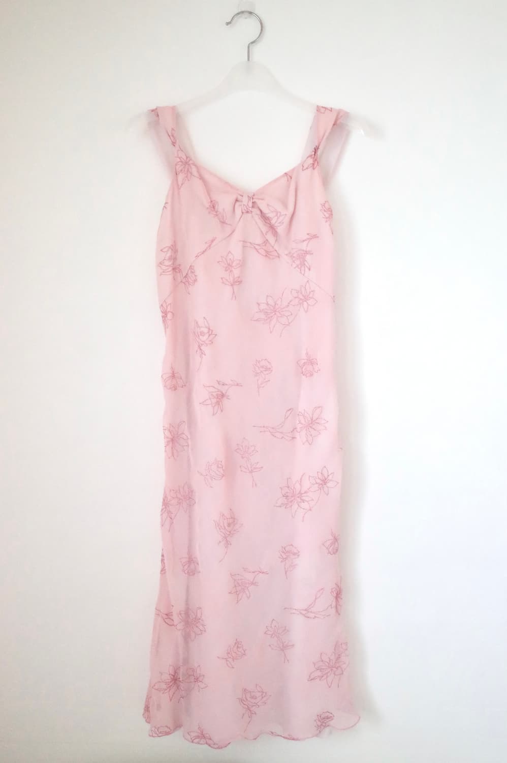 wndress 빈티지 쉬폰 리본 드레스 상품이미지2