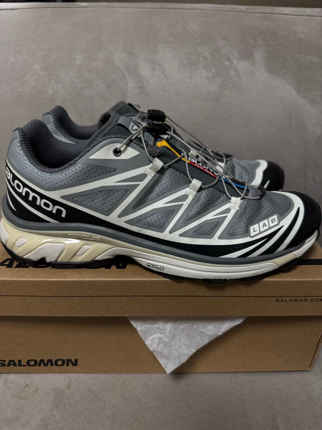 살로몬 XT-6 290 리컷 팬텀 바닐라아이스 상품이미지4